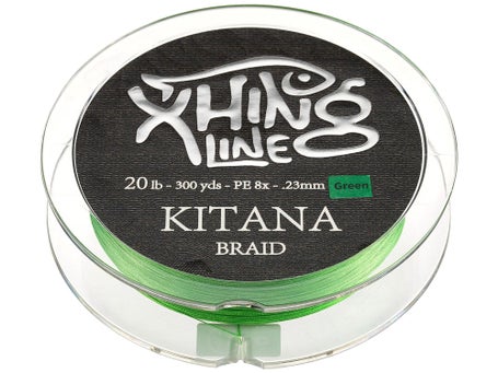 Bassmooch Xhing Kitana PE 8x Braided Line Green
