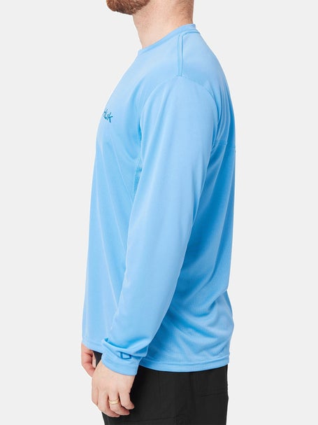 Huk Icon x Long Sleeve Shirt - Men's Azure Blue L