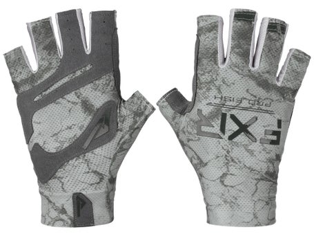 FXR Tournament UPF Glove Grey Ripple