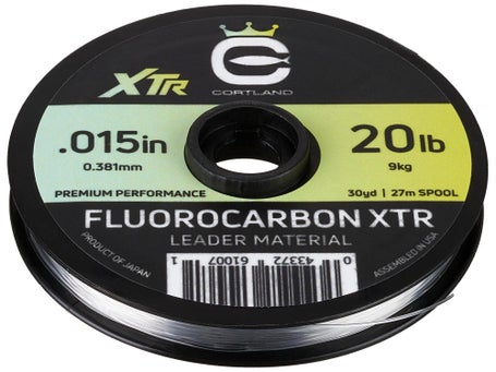 Cortland XTR Fluorocarbon Tippet 30YD