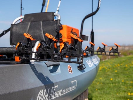 YakAttack SideStage Track Mounted Horizontal Rod Rack Tackle