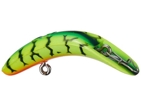 Yakima Bait Flatfish - 5 - Metallic Silver/Flame Chartreuse