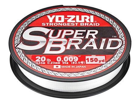 yo zuri super braid superbraid 15lb 150yds hi-vis yellow made Japan