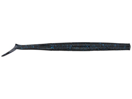 Yum 4 Dinger Soft Plastic Fishing Worm Pack Black Blue Laminate