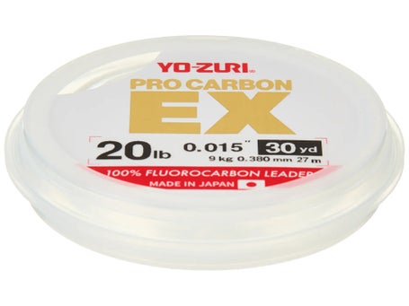 Yo-Zuri Pro Carbon EX 100% Fluorocarbon Leader 30yds