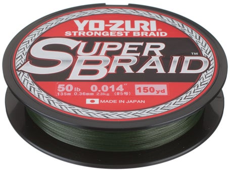 Yo-Zuri SuperBraid Braided Line, 30lb, 3300yd, Five Color