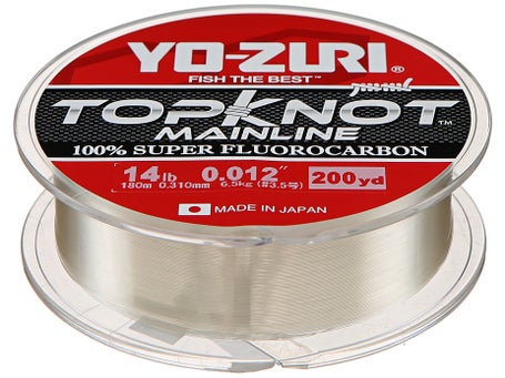 Yo-Zuri Topknot Mainline Fluorocarbon Line 12lb