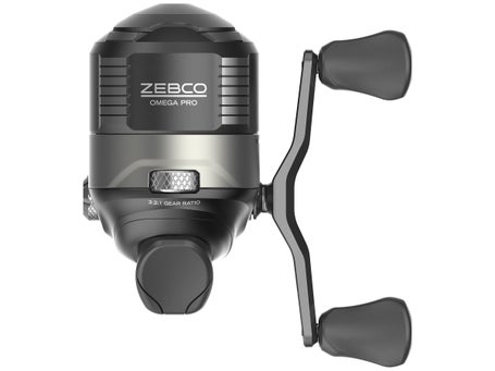 Zebco ZO3PRO.10.BX3 Omega Pro Spincast Reel - Black for sale online