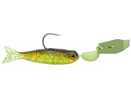Z-man ChatterBait Flashback Mini Lures 1/8 oz Weight, Chartreuse