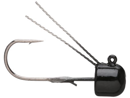 Z-Man Mag ShroomZ Jig Worm Jigheads - 1/8oz - Black