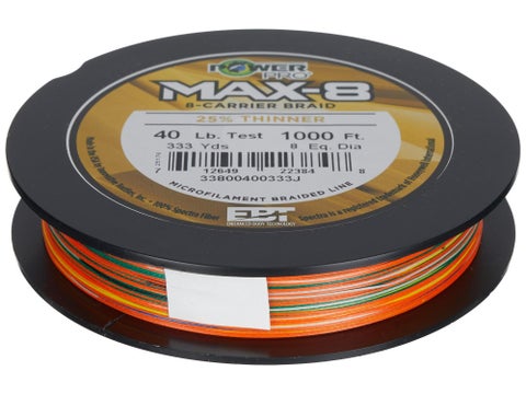 Power Pro Max 8 Braided Line 4 Color