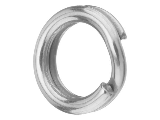 Owner 5196-094 Hyper Wire Split Ring – Anelli Aperti In Acciaio Inox, Taglia 9, 170Lb, 6 Pezzi