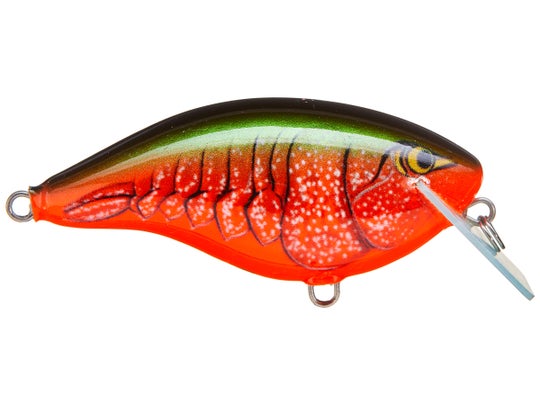 Rapala Balsa Xtreme Brat 03 Blaze Fishing Lure - Balsa Wood Crankbait For Bass