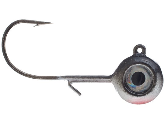 VMC Jig Heads Neon Moon Eye 1/2 Oz - Green Fire UV - Confezione Da 4 Pezzi