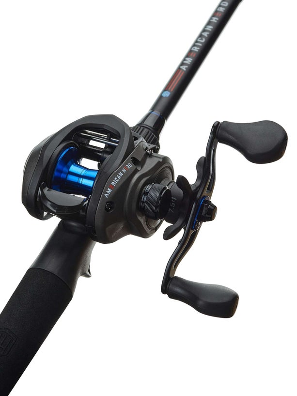 Blue Bait Casting Rod And Reel KastKing Centron Lite Baitcaster