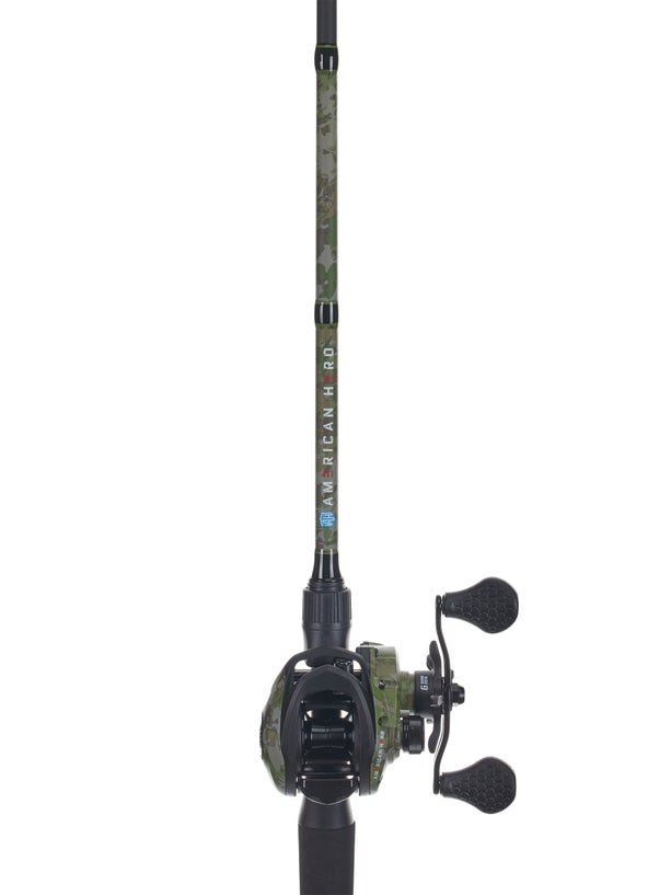 american hero camo baitcast combo Lew's American Hero Camo Casting Combo