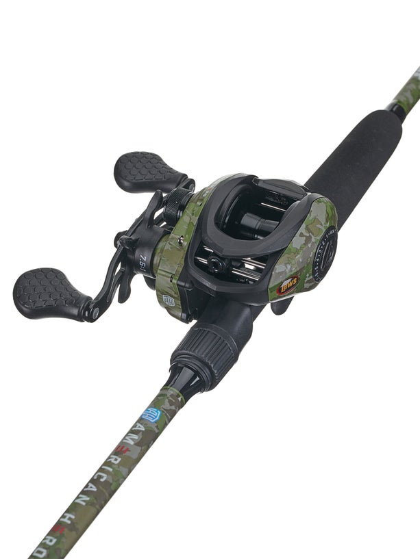 baitcaster combo walmart left hand under 50 Abu Garcia 7'3" Veritas Baitcast Combo LP, Left Reel Hand Position