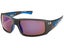 Amphibia Eclipse Sunglasses Matte Black-Blue Rub Frame