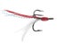 Fish Hammer Feathered Treble Hook 2pk
