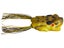 Lunkerhunt Compact Popping Frog Black N Tan 2"