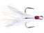 Mustad Inline Triple Grip Treble Treble Wht/Tinsel 6