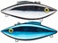 Chrome/Half Blk Half Blue