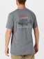 Simms Bass Ruler Short Sleeve Shirt Athletic Heather