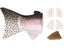 SPRO 6" Swimbait Replacement Fin & Tail Set