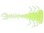 Z-Man Larvaz Hot Chartreuse 1.75"