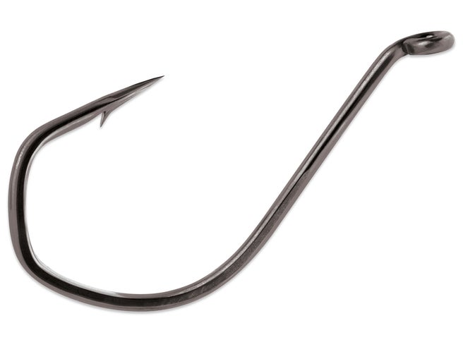 100 Vmc 7356 Schwarz Sureset Dropshot Fisch Angelhaken Größe 8 - 100 Haken