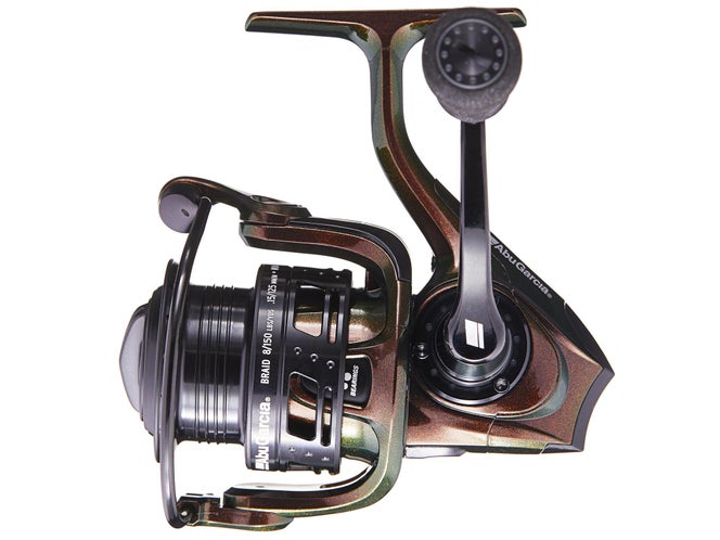 Abu Garcia Max X Spinning Angelrolle  Bereits Geflochtene Schnur  Aufgezogen  Allround Rolle Frs Kderfischen Baitcast Combo