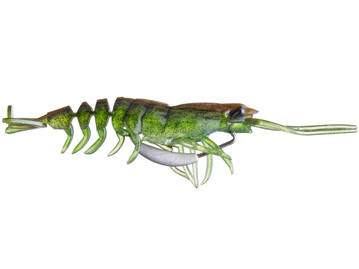 Savage Gear 4D Craw 4 - Esche Swimbait A Forma Di Granchio, Colore Zucca Verde