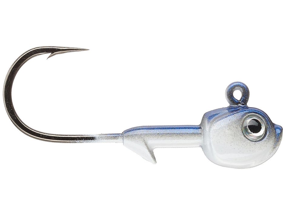 5 Pack 1/8 Oz Weighted Victory Swimbait Hooks With Coiled Baitkeepers -  Size 2/0 Weighted Worm Hooks