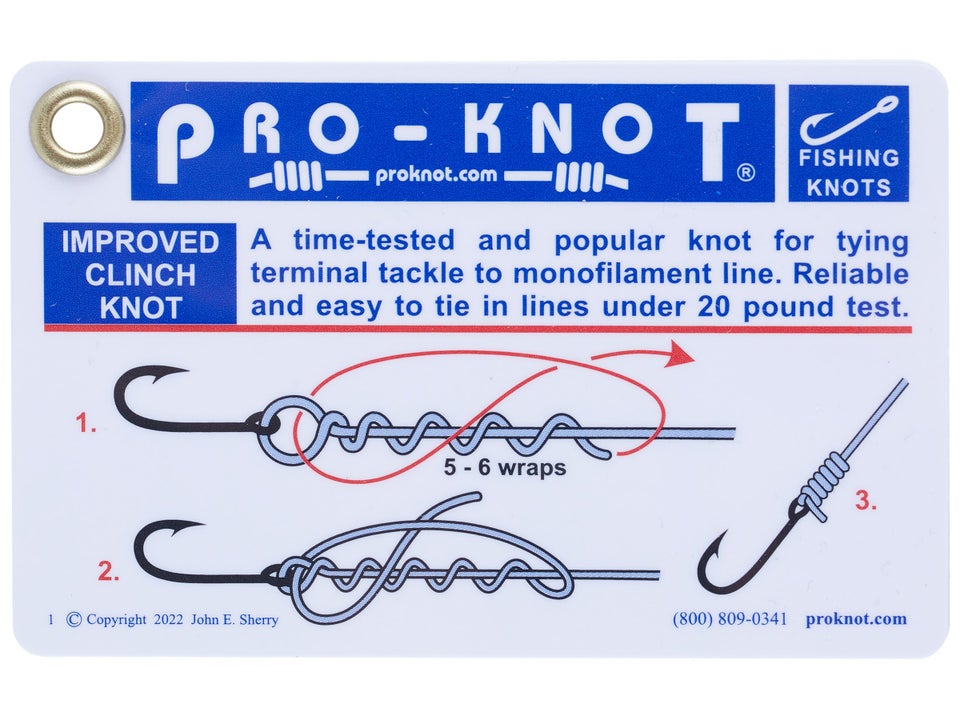 Pro Knot Fishing Knot Cards Tackle Warehouse