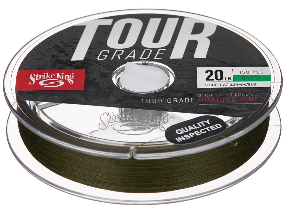 Strike King Tour Grade Braid Green Braided Line Tackle Warehouse