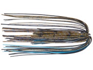 5-Pack Silicone Skirts For Spinnerbait Buzz Bait Jigs – Chartreuse/White/Lite Blue 5 Inch
