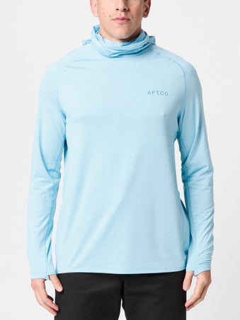 Aftco Adapt Sunmask Hoodie Airy Blue Heather