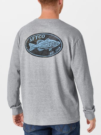 Aftco Domino Heavyweight Long Sleeve Athletic Heather