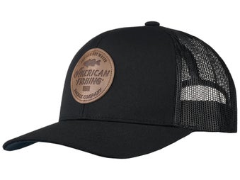 Aftco Lemonade Leather Trucker Hat Black