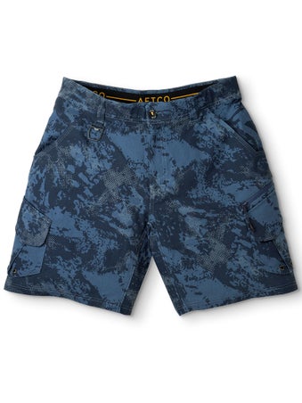 Aftco Pinnacle Fishing Shorts Naval Storm Camo