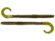 Bass Assassin Worm Green Pumpkin 6 Bass Assassin Worm Green Pumpkin 6