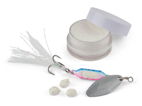 fish dough lure Berkley Gulp! Trout Floating formula suspends the hook off the bottom in the visible strike zone Dough Rider Baby Rainbow /