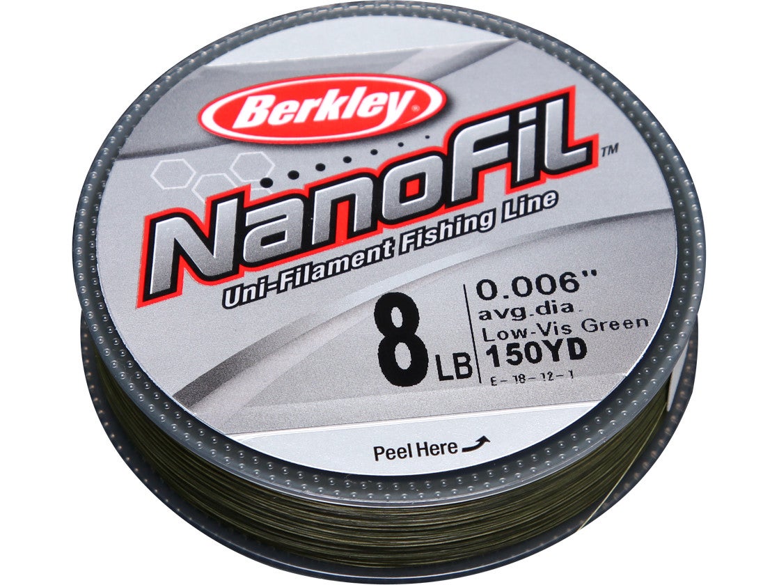 Berkley Nanofil Low Vis Green 125m Spool 17kg/0.25mm 