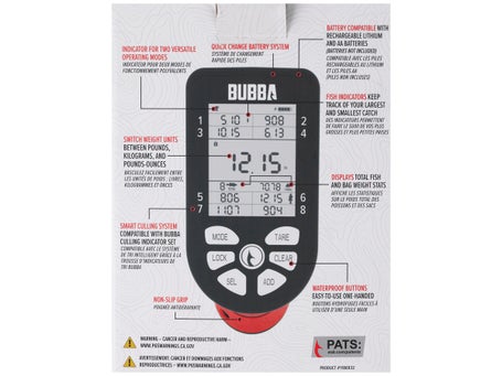 Bubba Blade Smart Fish Scale Auto-Data Tourney/Rally Non-Slip Grip