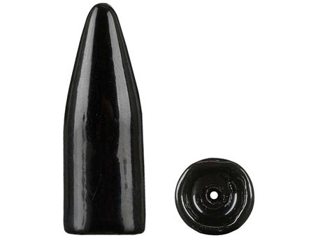 Bullet Weights - Slip Worm Sinkers, 3/16oz Painted Black