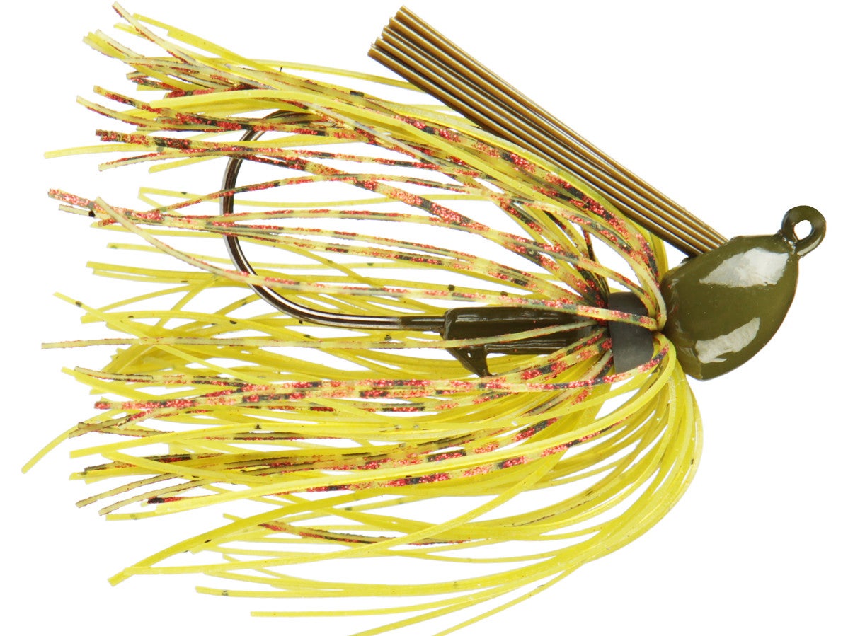 booyah boo jig bass fishing lure with weed guard