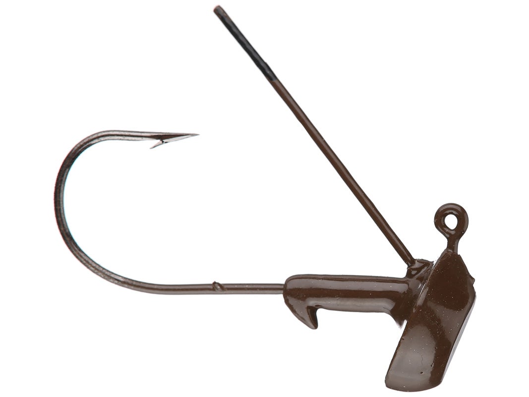 Mustad Needle Point Wacky Jig Hooks – Size #1, Black Nickel – Bulk 100 Pack