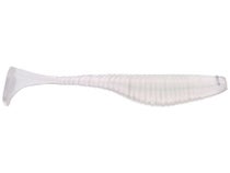 Armor Shad Paddle Tail Swimbait Pearl White 3" 10pk