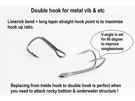 Decoy V-F52 Double Hook 8 7pk Decoy V-F52 Double Hook 8 7pk