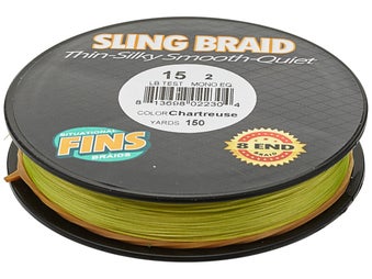 FINS "Sling Braid" Braided Line Chartreuse